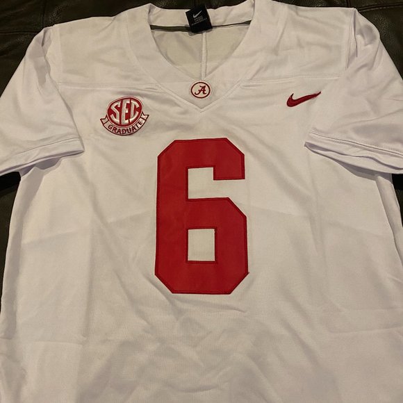 Nike ALABAMA Crimson Tide DEVONTA SMITH Men's JERSEY Sz M,L,XL,2X New EAGLES - Picture 1 of 4